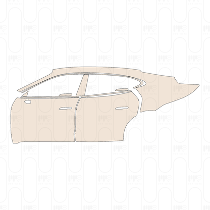 Pre-Cut PPF Porsche Taycan Sedan Taycan Turbo S 2026