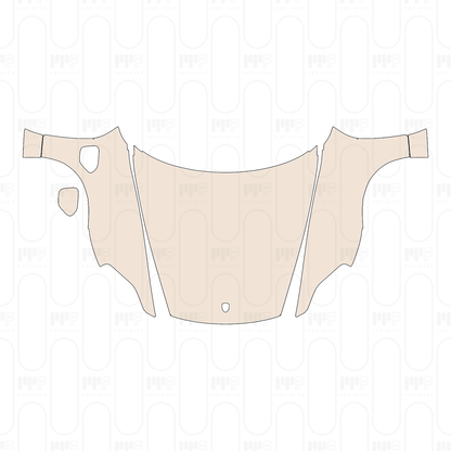 Pre-Cut PPF Porsche Taycan Sedan Taycan Turbo GT with Weissach Package 2026