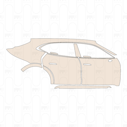Pre-Cut PPF Porsche Taycan Cross Turismo Taycan Turbo Cross Turismo 2026