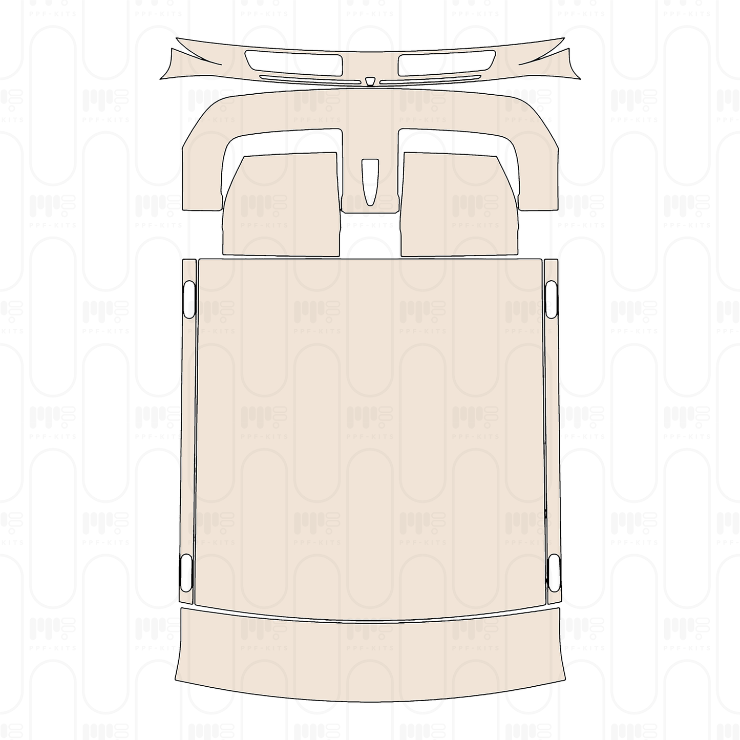 Pre-Cut PPF Rivian R1T 2026