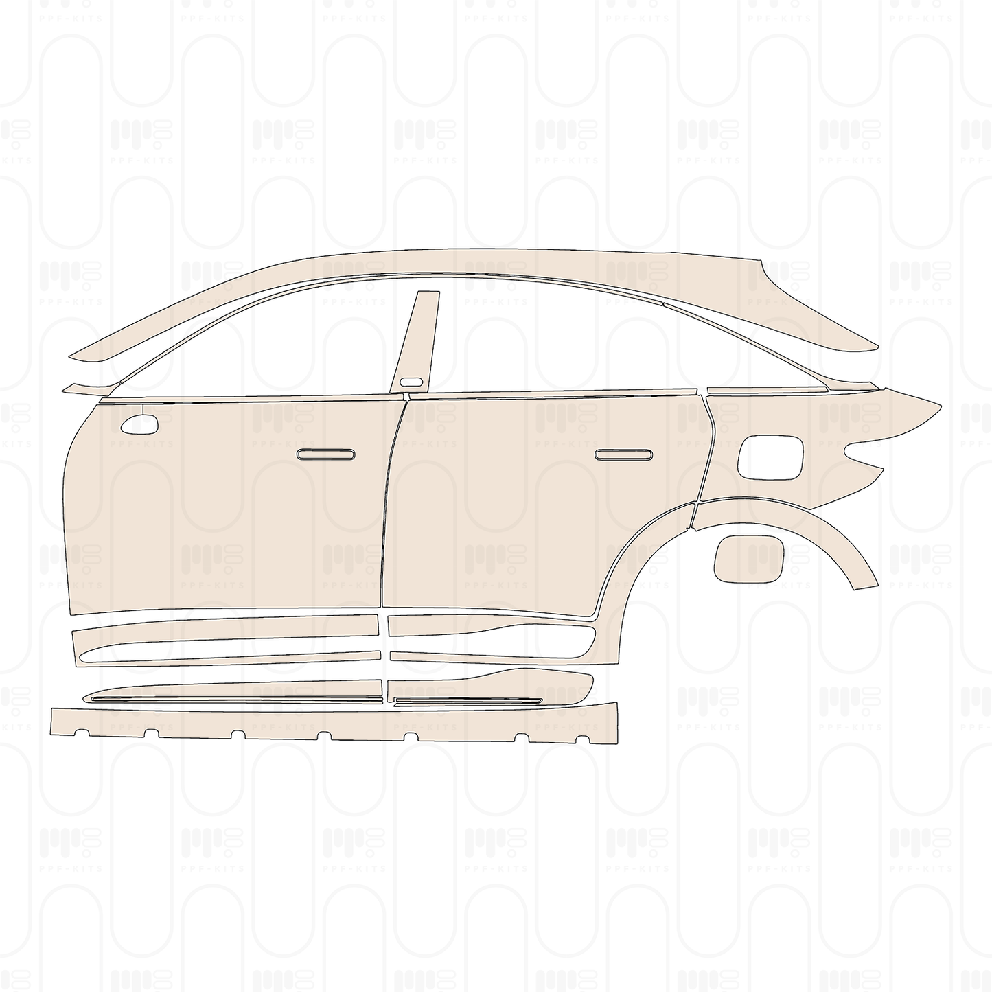 Pre-Cut PPF Smart #3 Brabus 2026