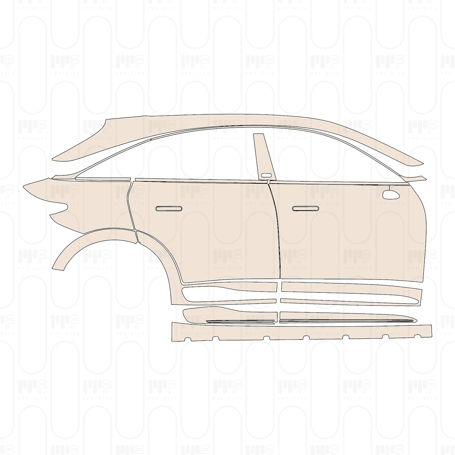 Pre-Cut PPF Smart #3 Brabus 2026