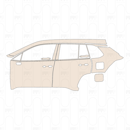 Pre-Cut PPF Toyota Corolla Cross (US) XLE 2026
