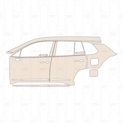 Pre-Cut PPF Toyota Corolla Cross (US) XLE 2026