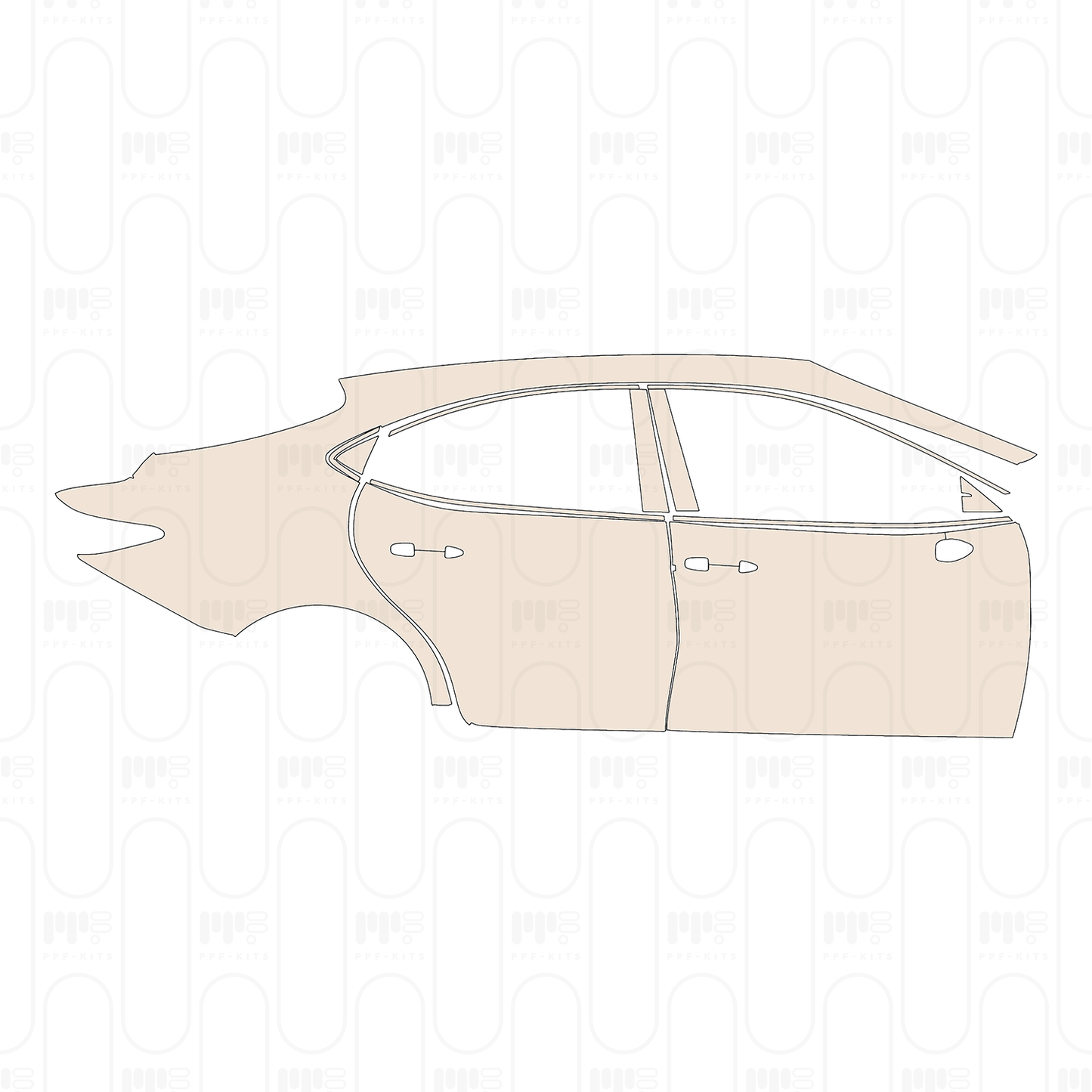 Pre-Cut PPF Toyota Camry (US) SE 2026