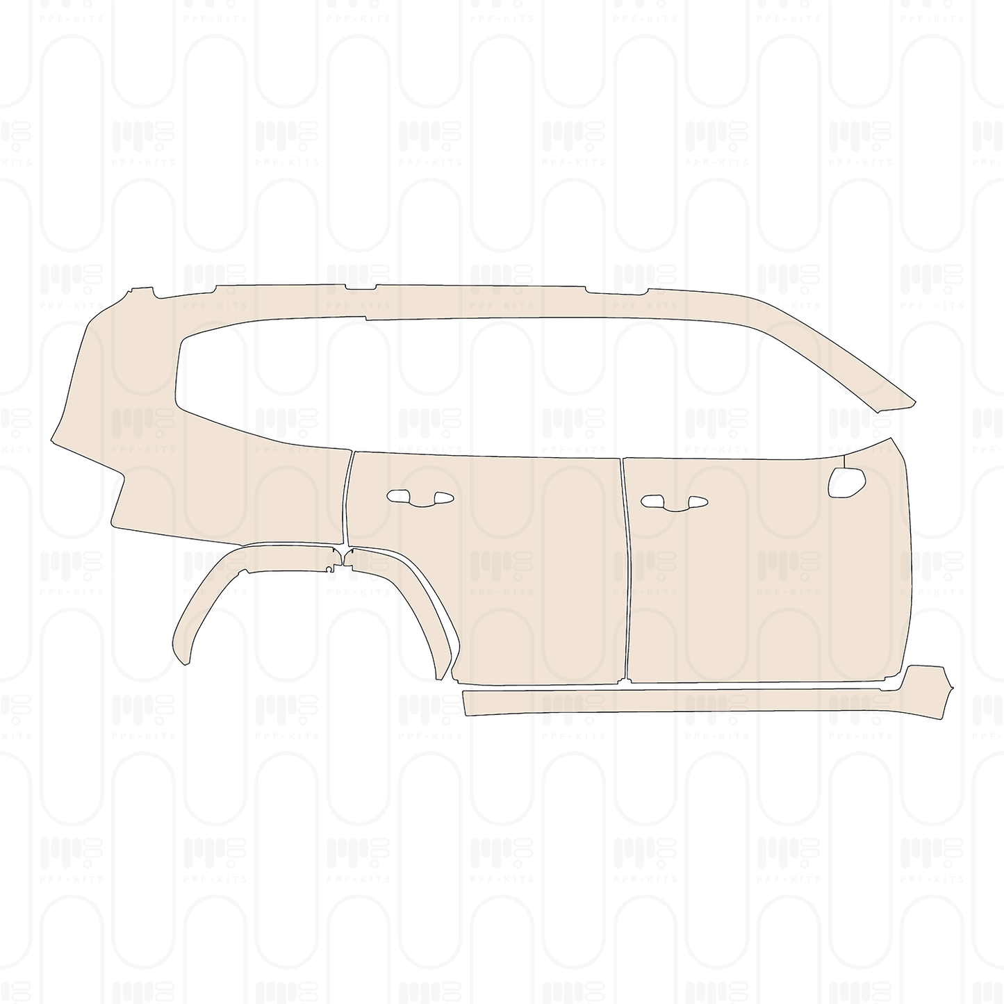 Pre-Cut PPF Toyota Land Cruiser (ME) GR-Sport 2026