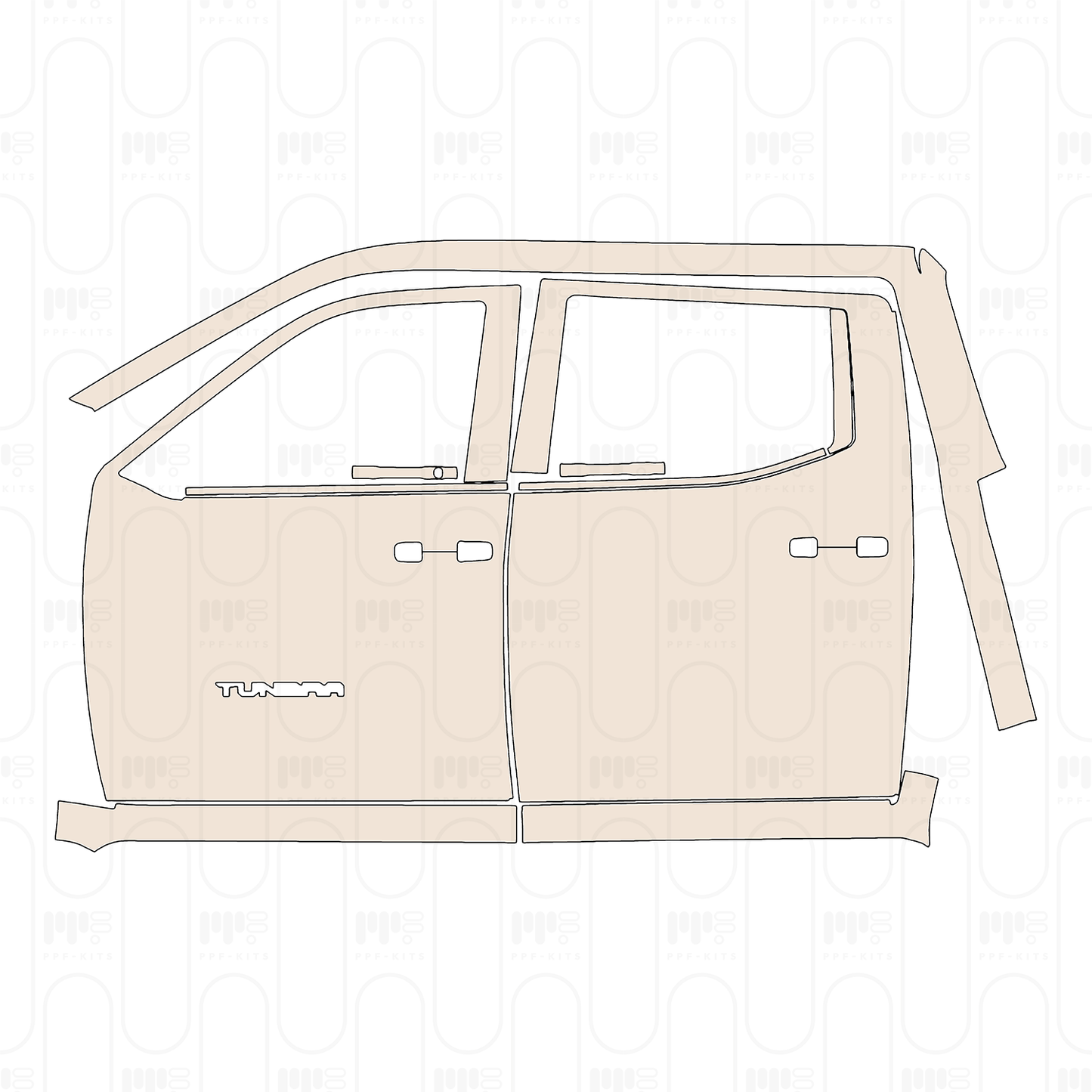 Pre-Cut PPF Toyota Tundra CrewMax Limited 2026