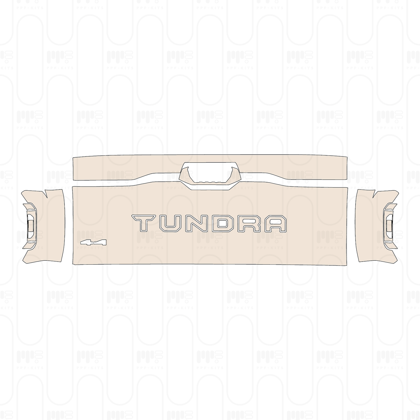 Pre-Cut PPF Toyota Tundra CrewMax 1794 Edition 2026