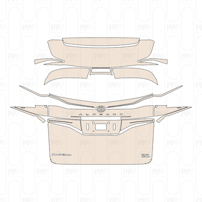 Pre-Cut PPF Toyota Alphard 2026