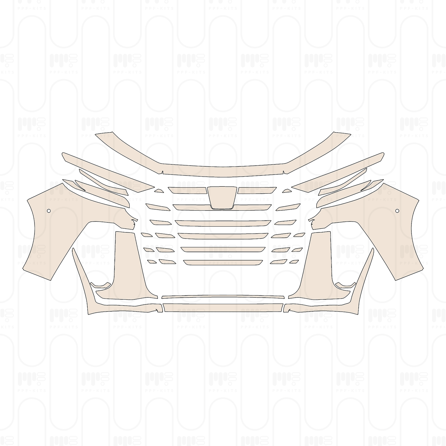 Pre-Cut PPF Toyota Vellfire 2026