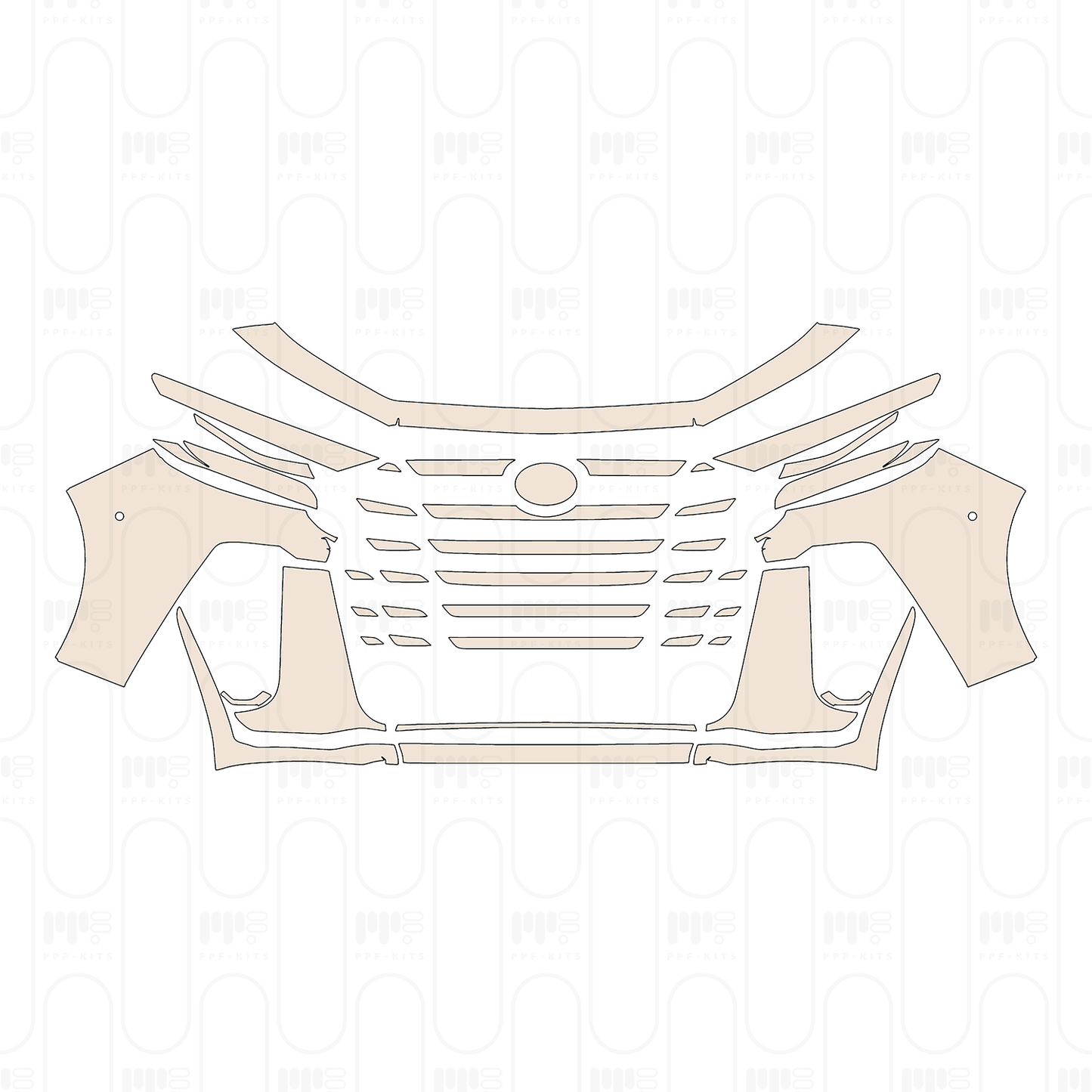 Pre-Cut PPF Toyota Vellfire 2026
