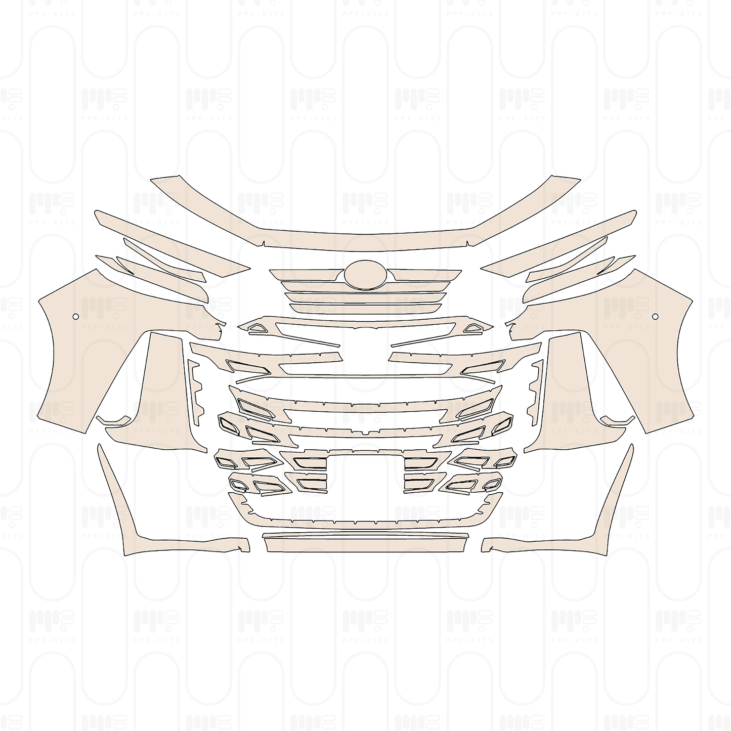 Pre-Cut PPF Toyota Vellfire 2026