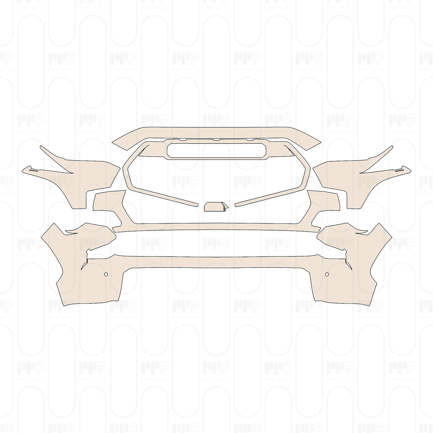 Pre-Cut PPF Toyota Sequoia TRD Pro 2026