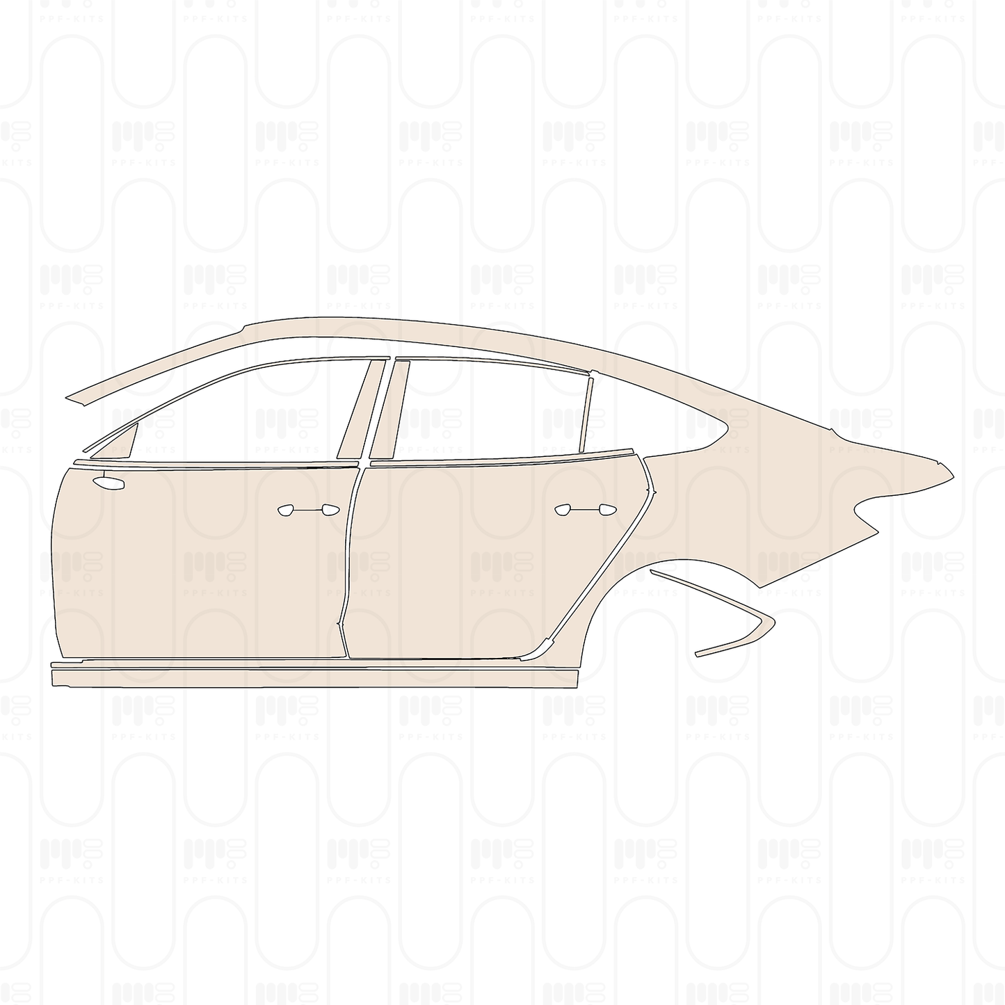 Pre-Cut PPF Volkswagen Passat Pro (CN) Base 2026