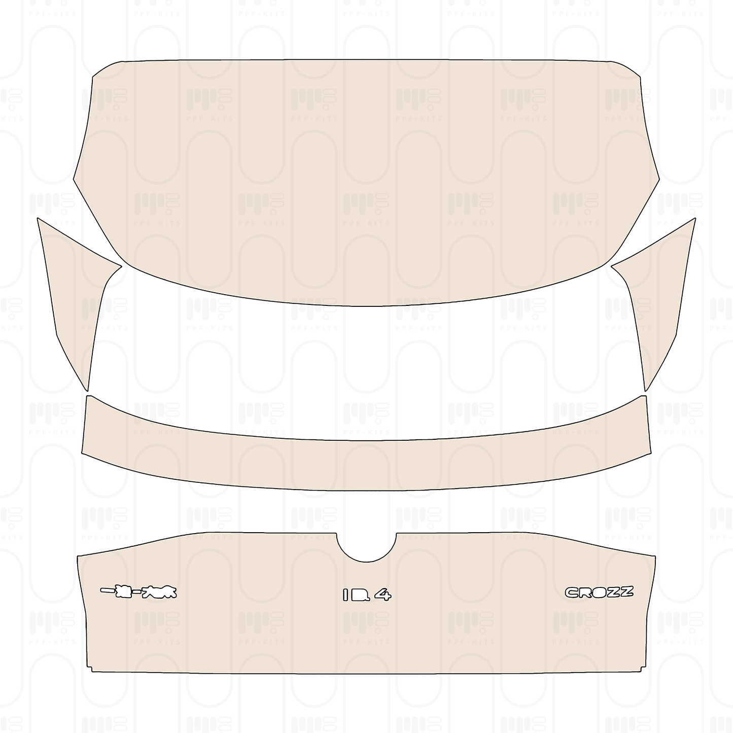 Pre-Cut PPF Volkswagen ID.4 (CN) Crozz 2026