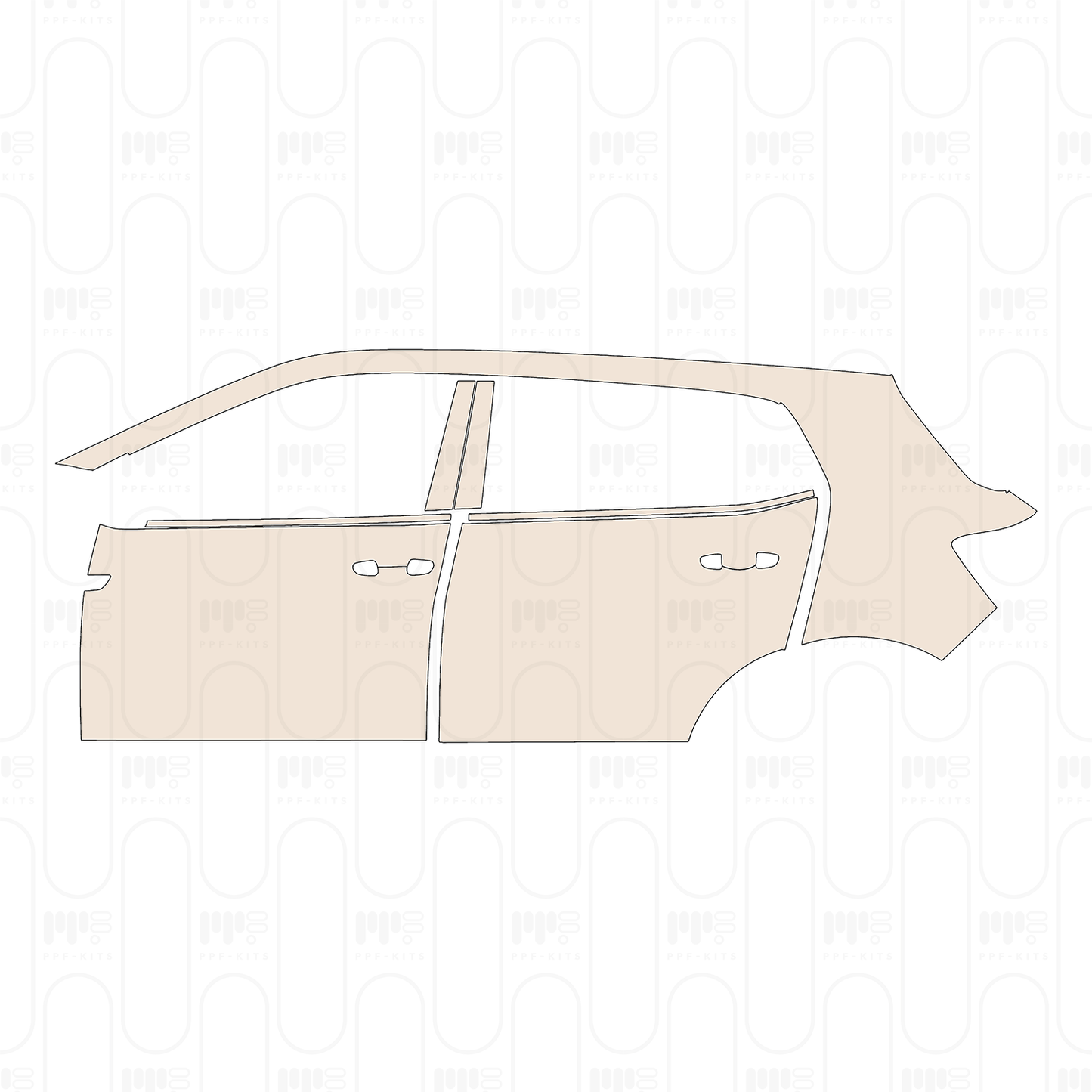 Pre-Cut PPF Volkswagen T-Cross (BR) 2026