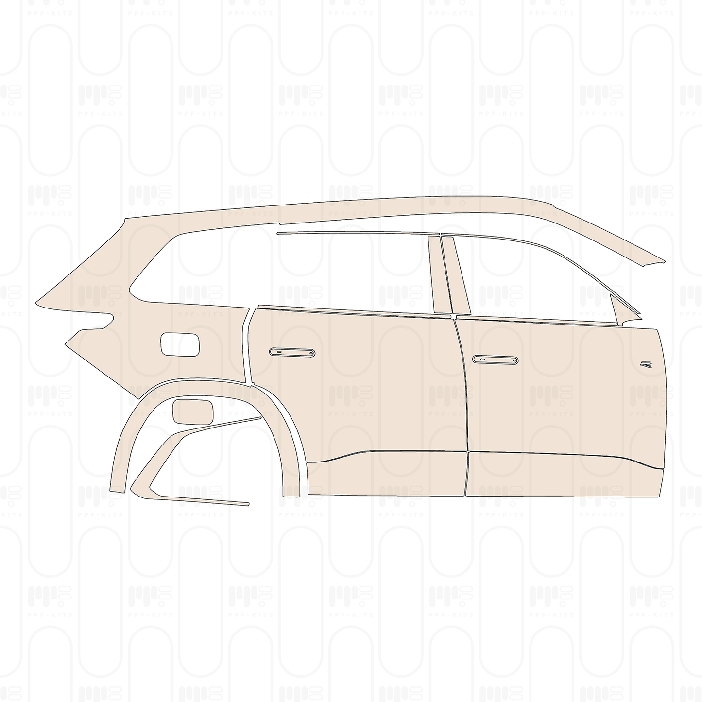 Pre-Cut PPF Volkswagen Teramont Pro R-Line 2026