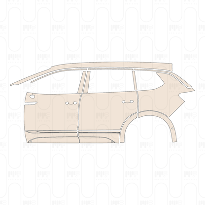 Pre-Cut PPF Volkswagen Talagon R-line 2026