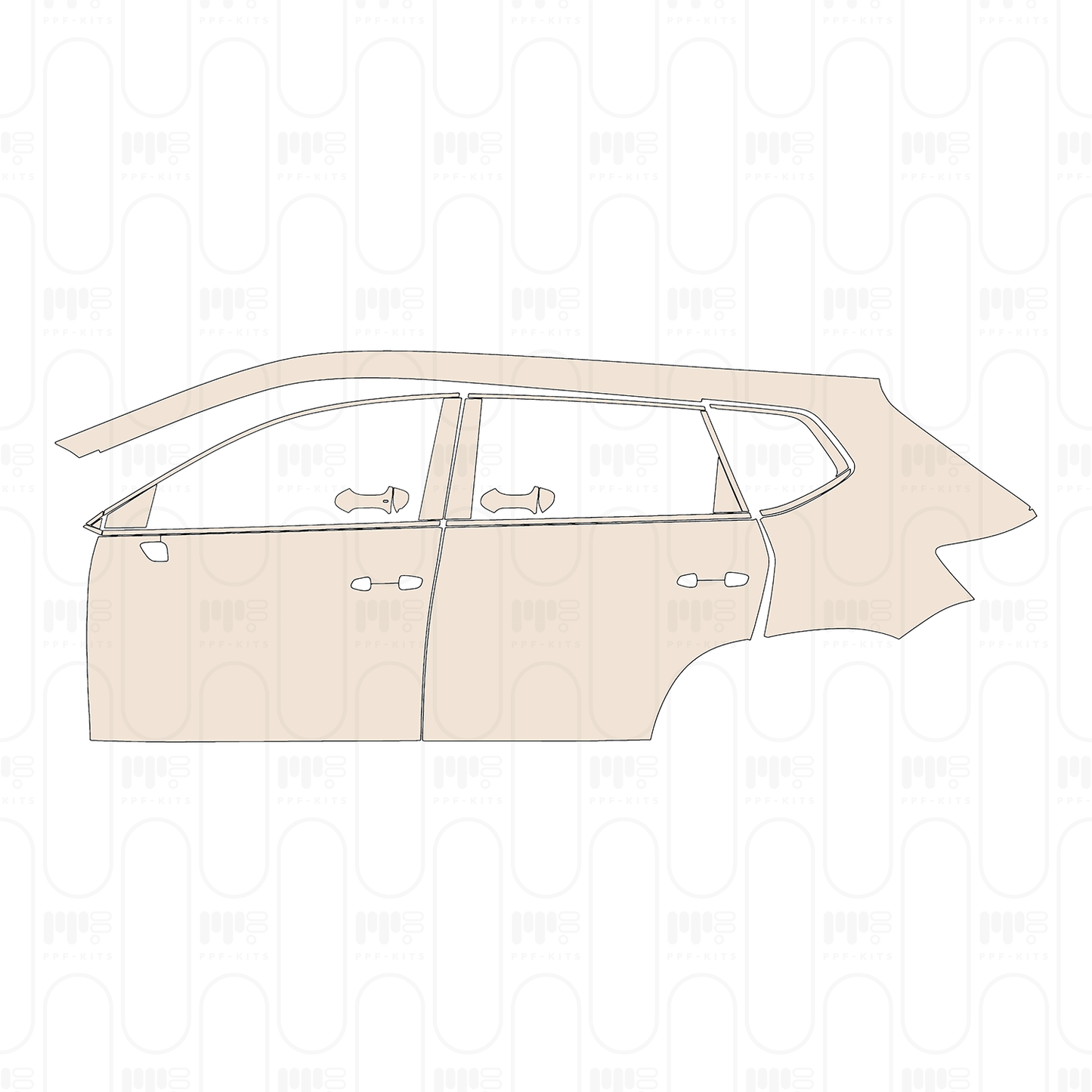 Pre-Cut PPF Volkswagen Taos (US) SE 2026