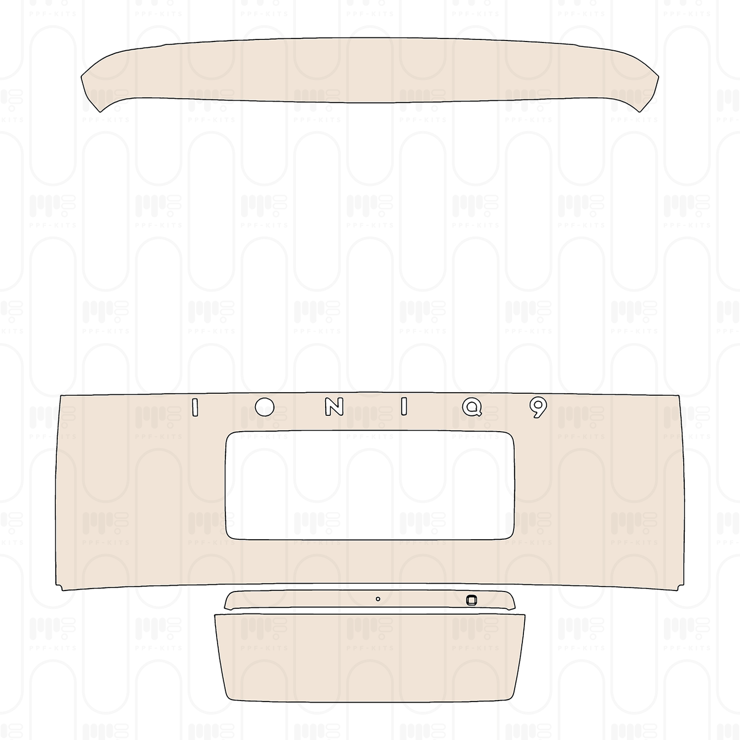 Pre-Cut PPF Hyundai IONIQ 9 SE 2026