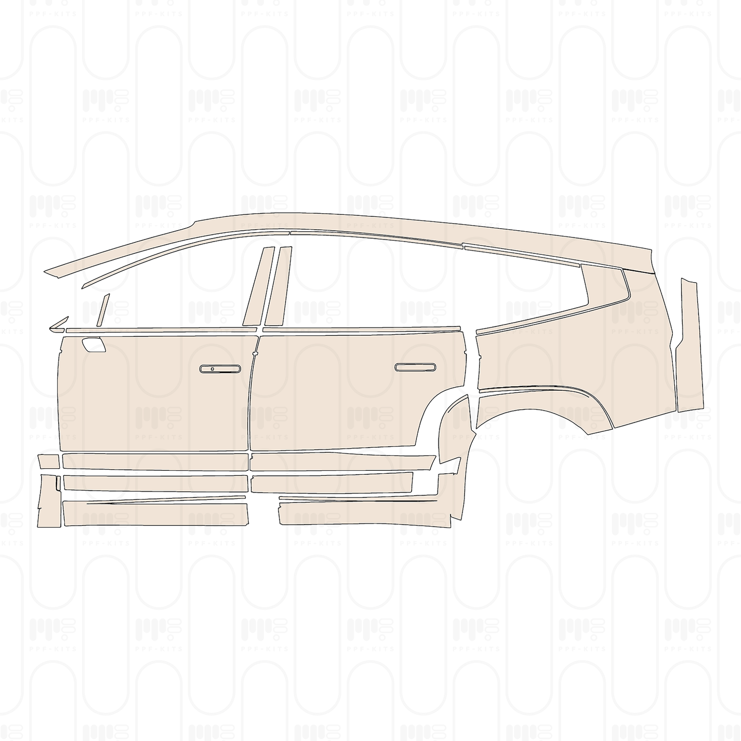 Pre-Cut PPF Hyundai IONIQ 9 SE 2026