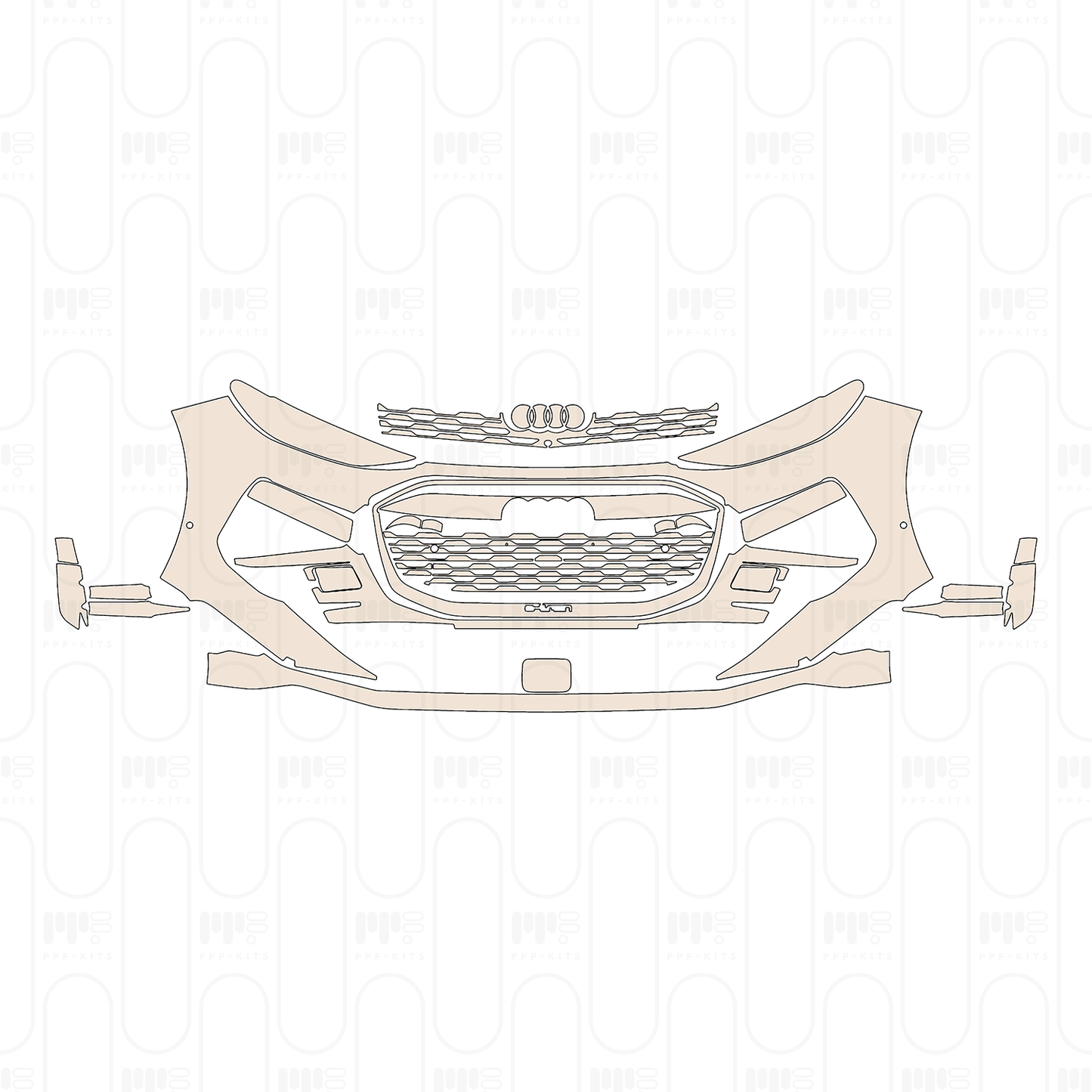 Pre-Cut PPF Audi Q6 e-tron SUV Base 2025