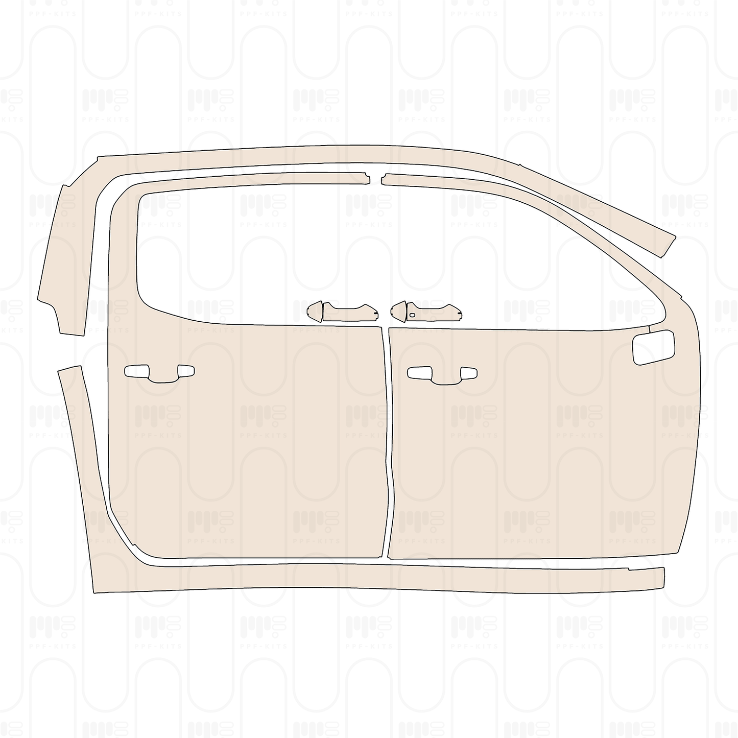 Pre-Cut PPF Chevrolet Silverado 1500 ZR2 2025