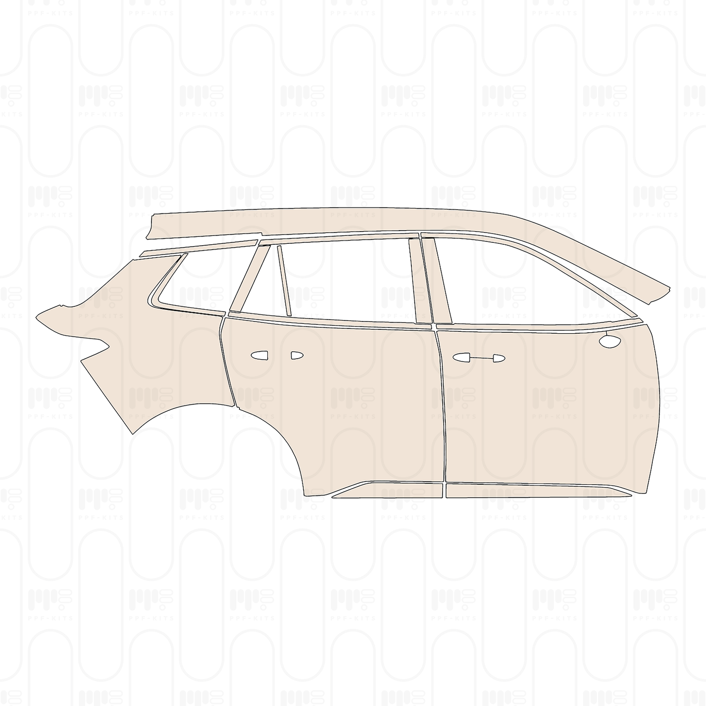 Pre-Cut PPF Ford Equator Sport 2025