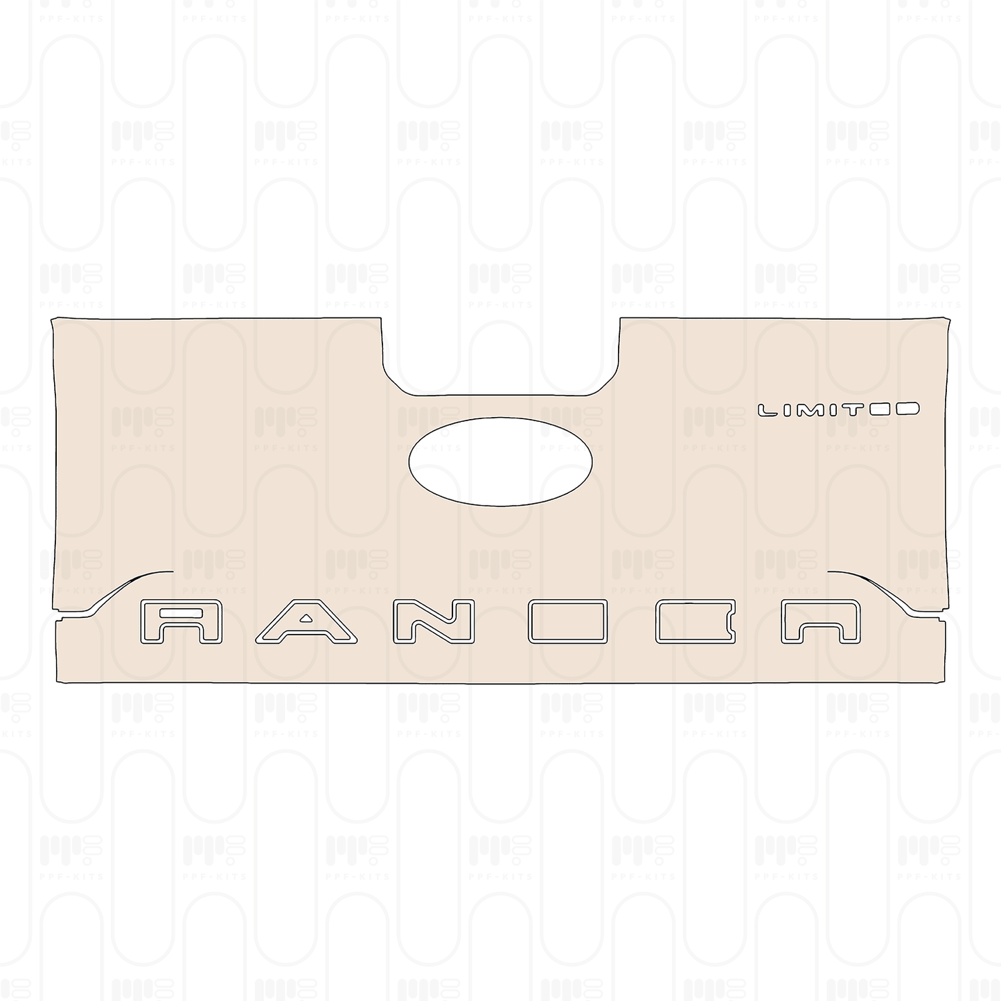 Pre-Cut PPF Ford Ranger (BR) Limited 2025