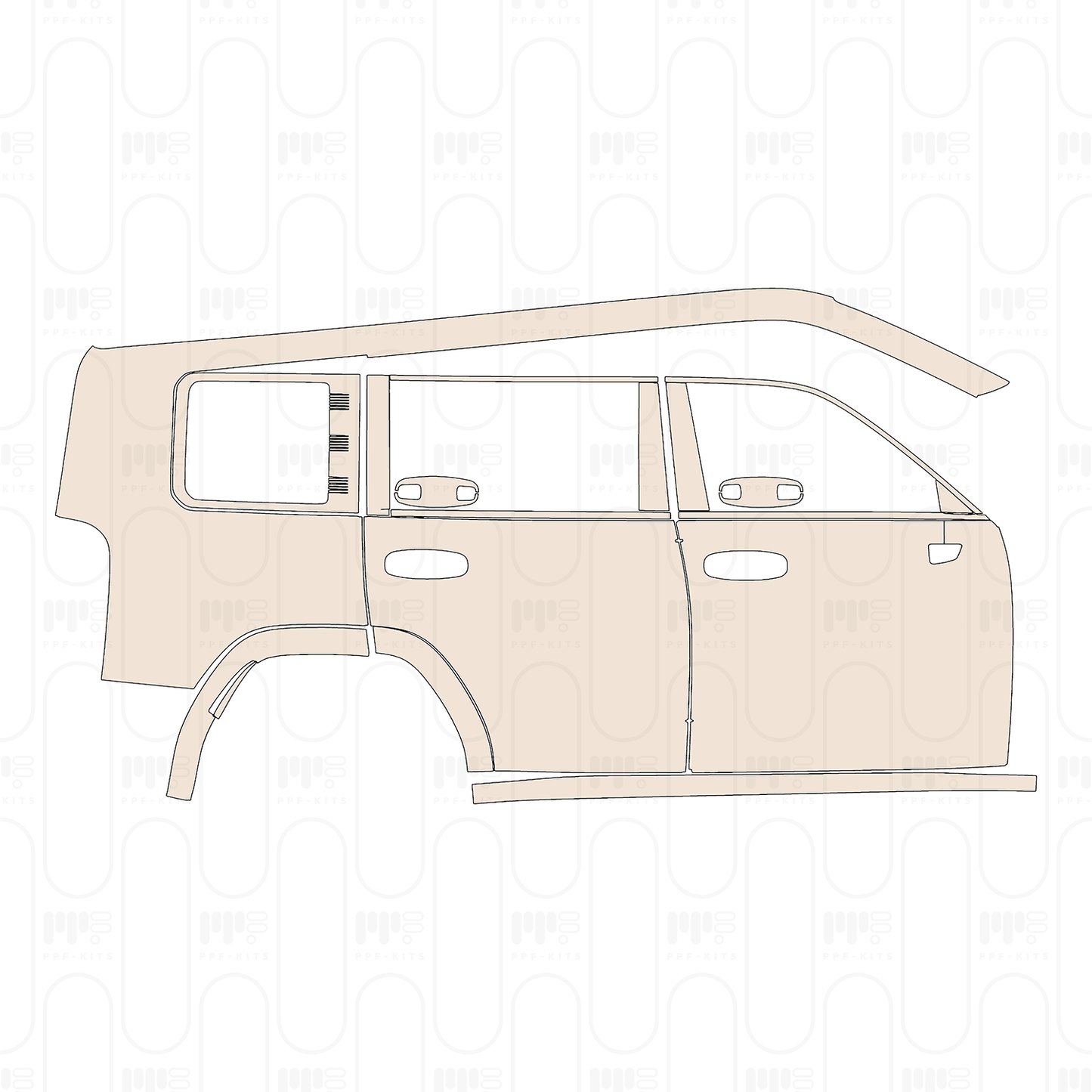 Pre-Cut PPF Haval H9 2025
