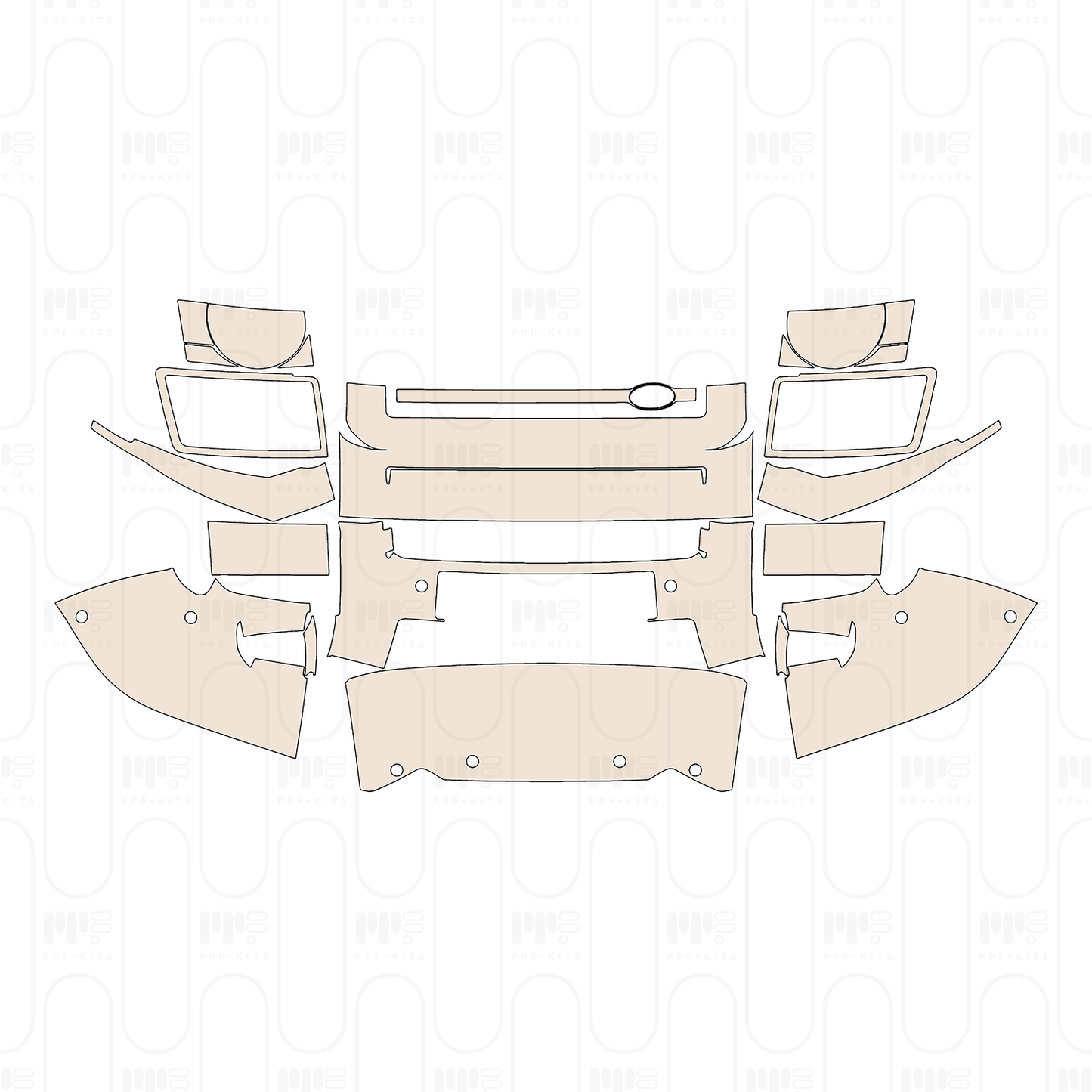Pre-Cut PPF Land Rover Defender 130 V8 2025