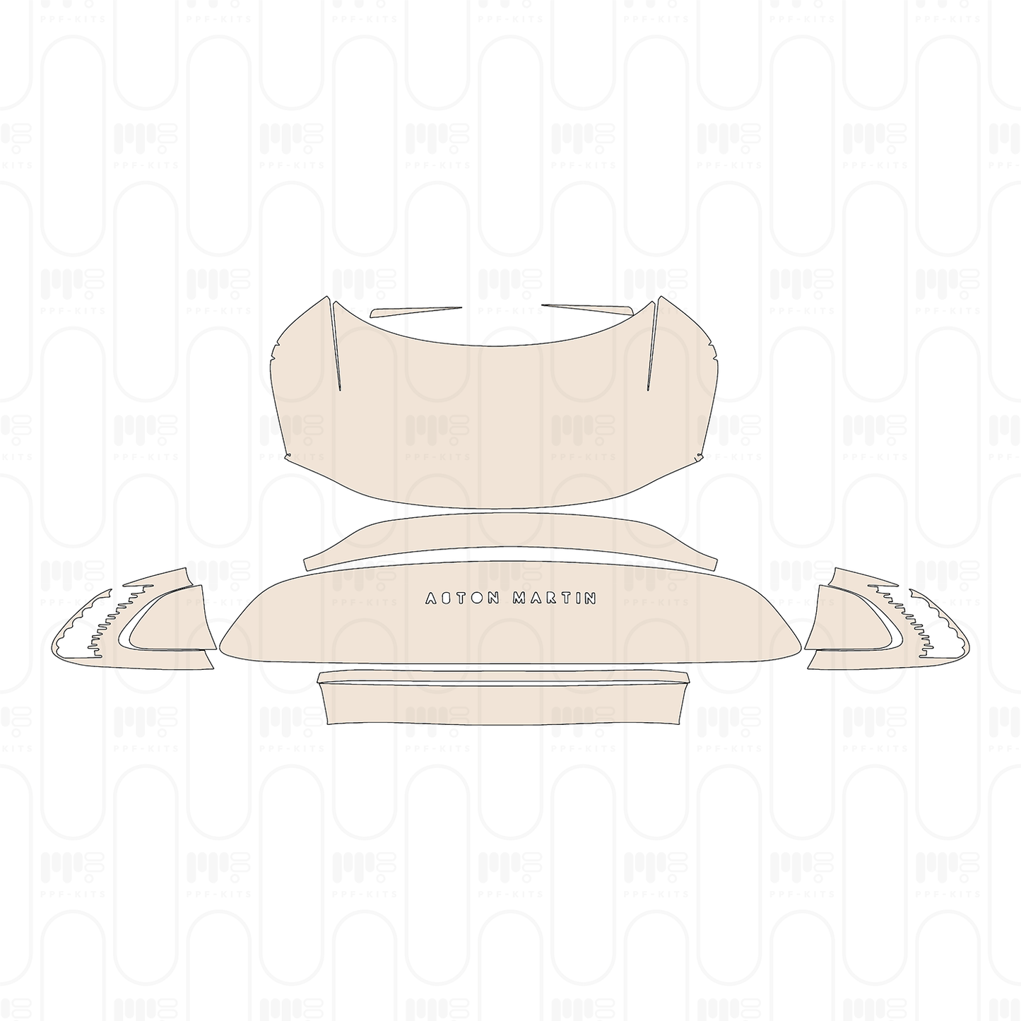 Pre-Cut PPF Aston Martin Vanquish Coupe 2025
