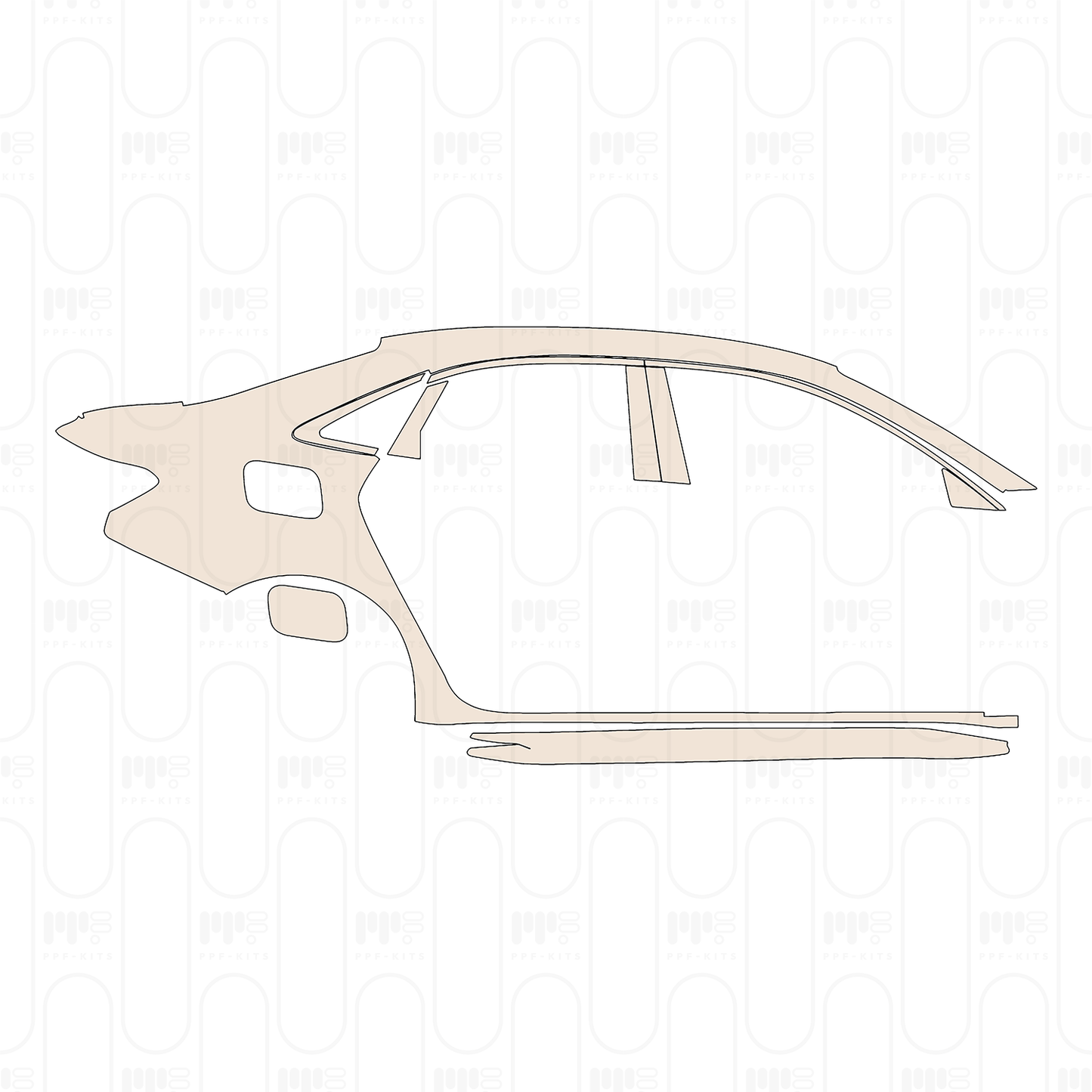 Pre-Cut PPF Audi A3 Sedan S3 2024