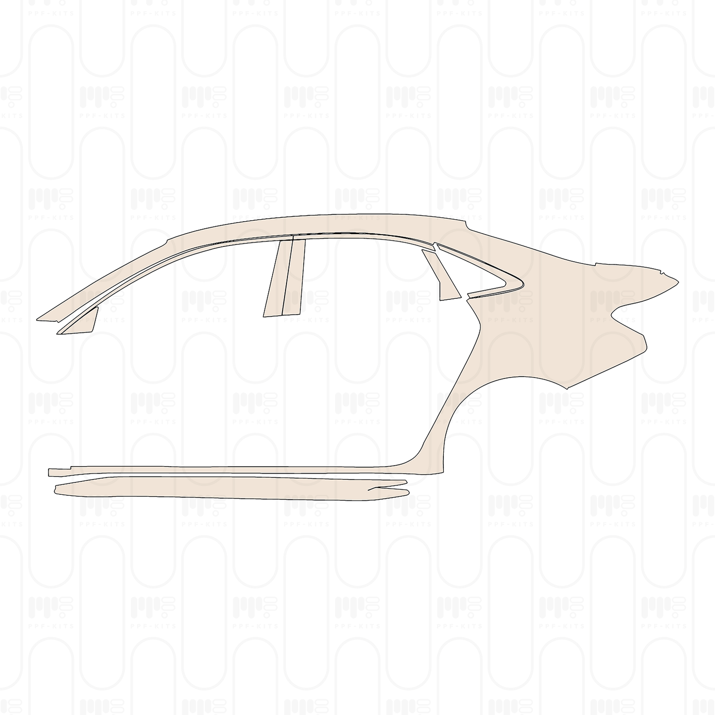 Pre-Cut PPF Audi A3 Sedan S3 2024
