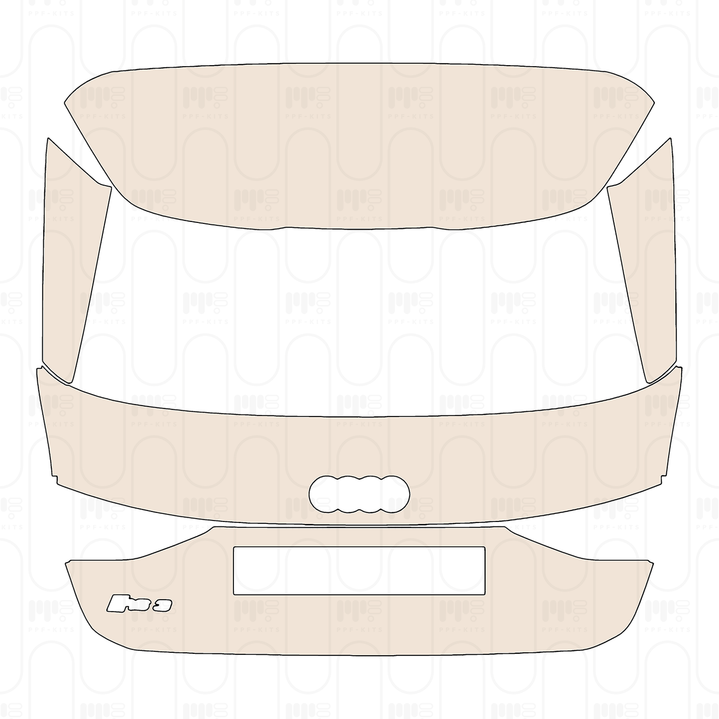 Pre-Cut PPF Audi A3 Sportback RS3 2024