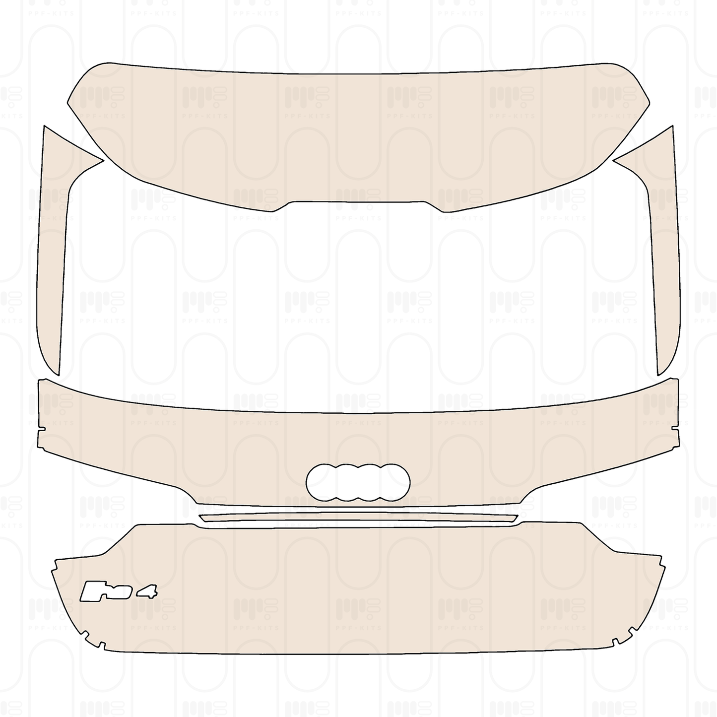 Pre-Cut PPF Audi A4 RS4 Avant 2025