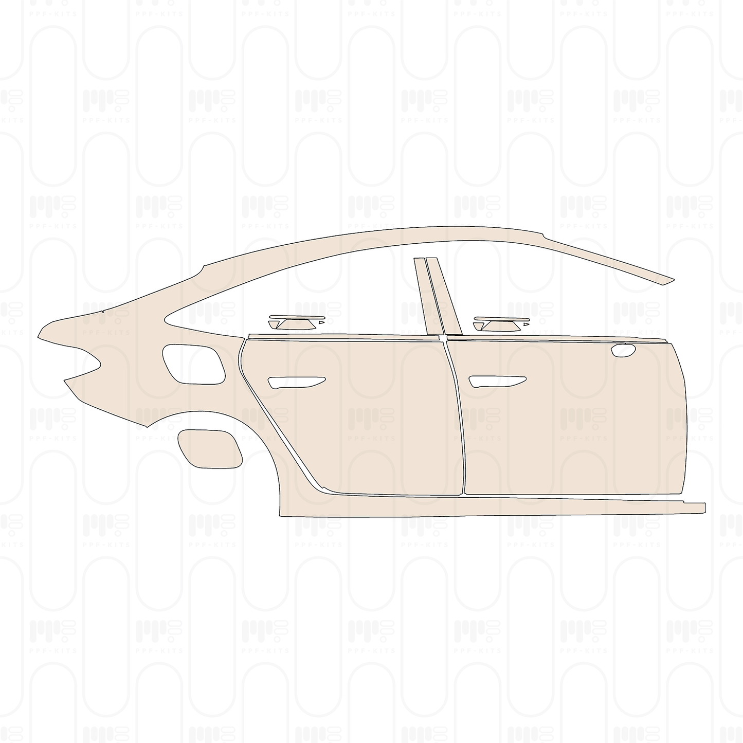 Pre-Cut PPF Audi A5 Sedan Base 2025
