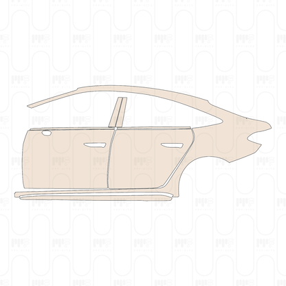 Pre-Cut PPF Audi A5 S5 Sedan 2025