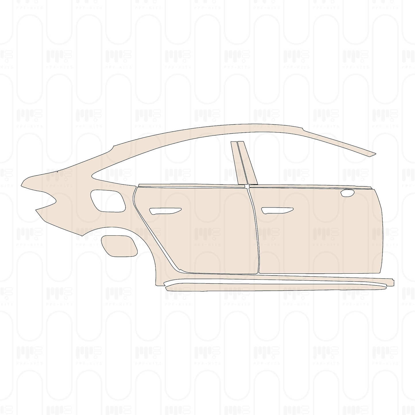 Pre-Cut PPF Audi A5 S5 Sedan 2025