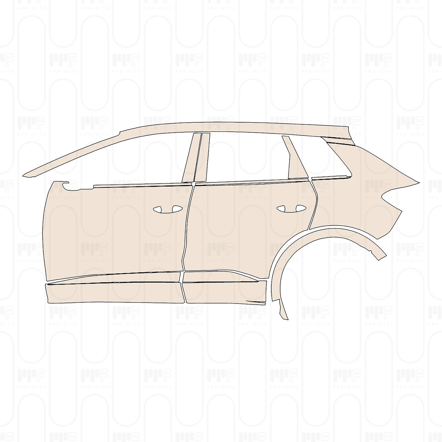 Pre-Cut PPF Audi Q4 e-tron SUV Sport 2025