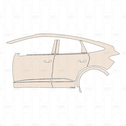 Pre-Cut PPF Audi Q4 e-tron Sportback S-Line 2025
