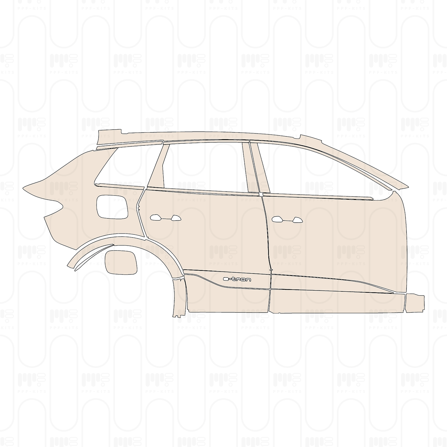 Pre-Cut PPF Audi Q6 e-tron SUV SQ6 e-tron 2025