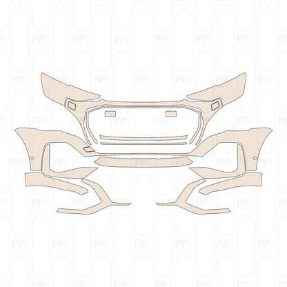Pre-Cut PPF Audi Q8 Base 2024