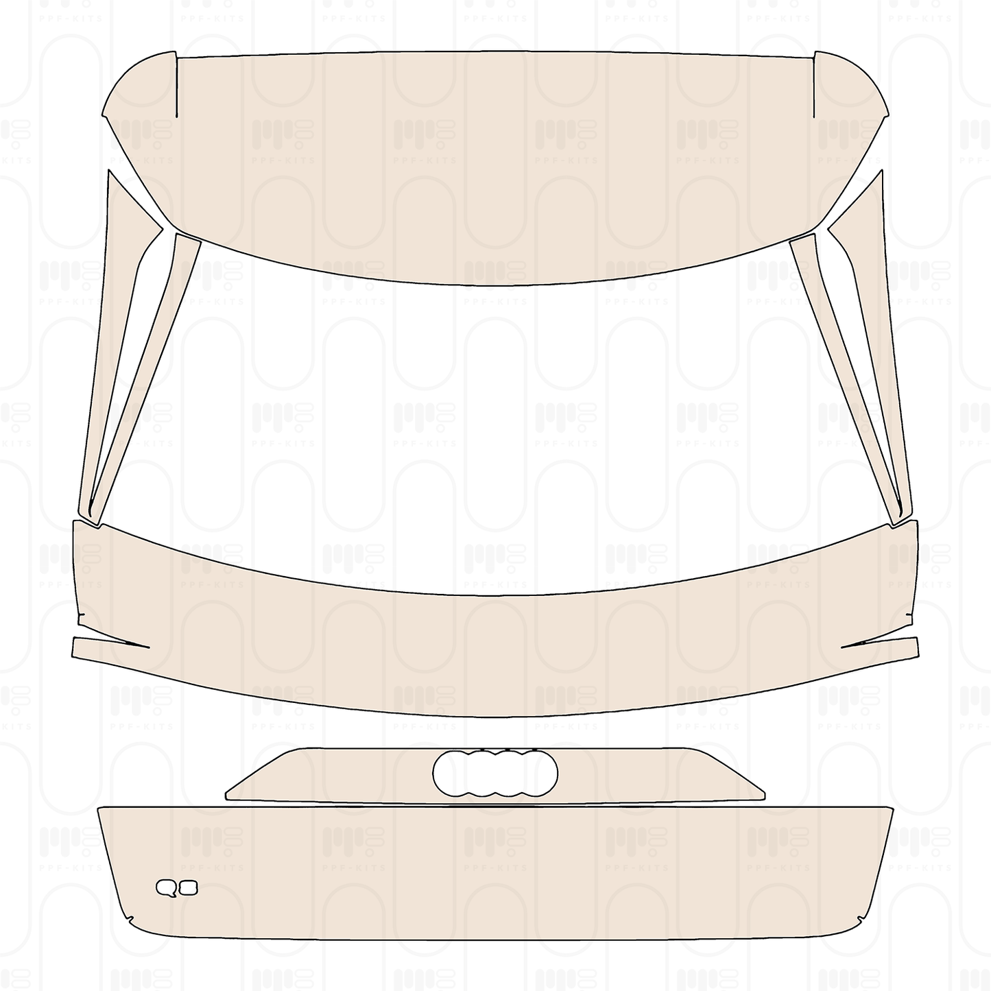 Pre-Cut PPF Audi Q8 Base 2024