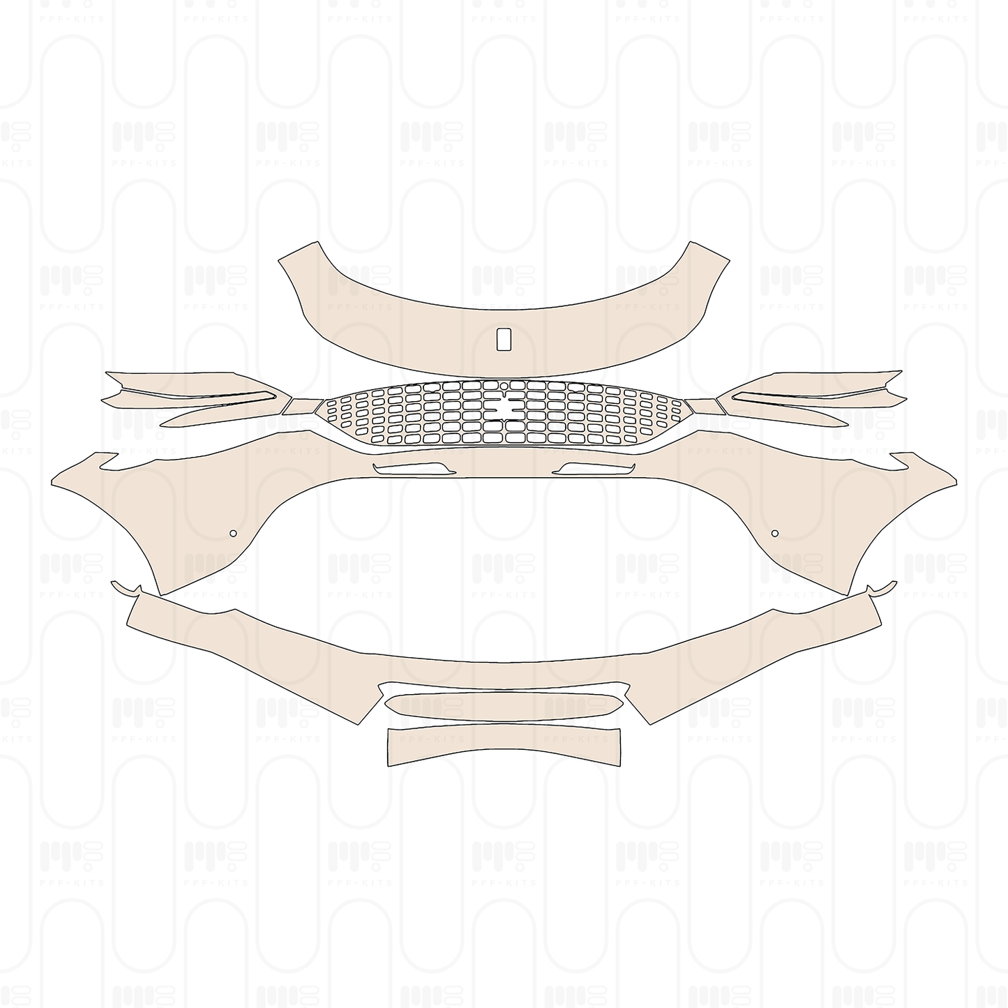 Pre-Cut PPF Ferrari Roma Spider 2025