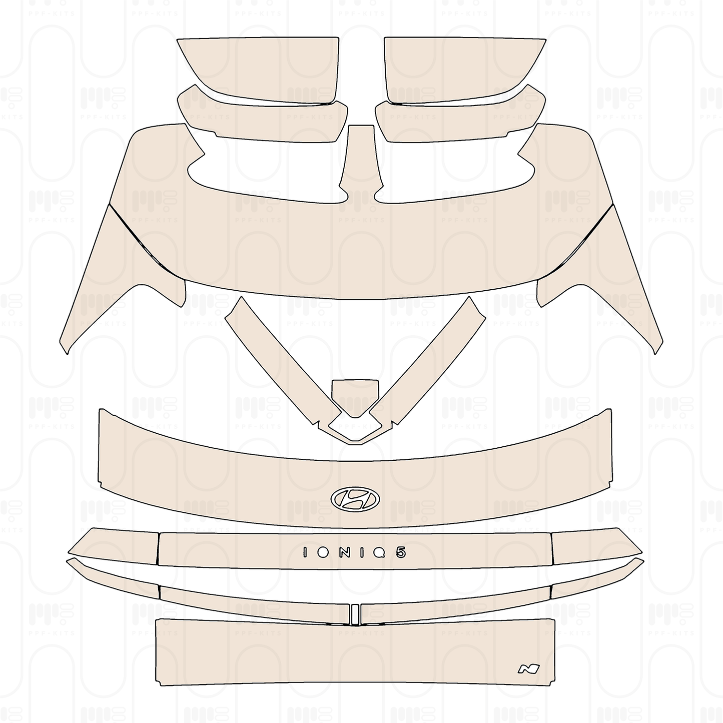 Pre-Cut PPF Hyundai IONIQ 5 N 2025