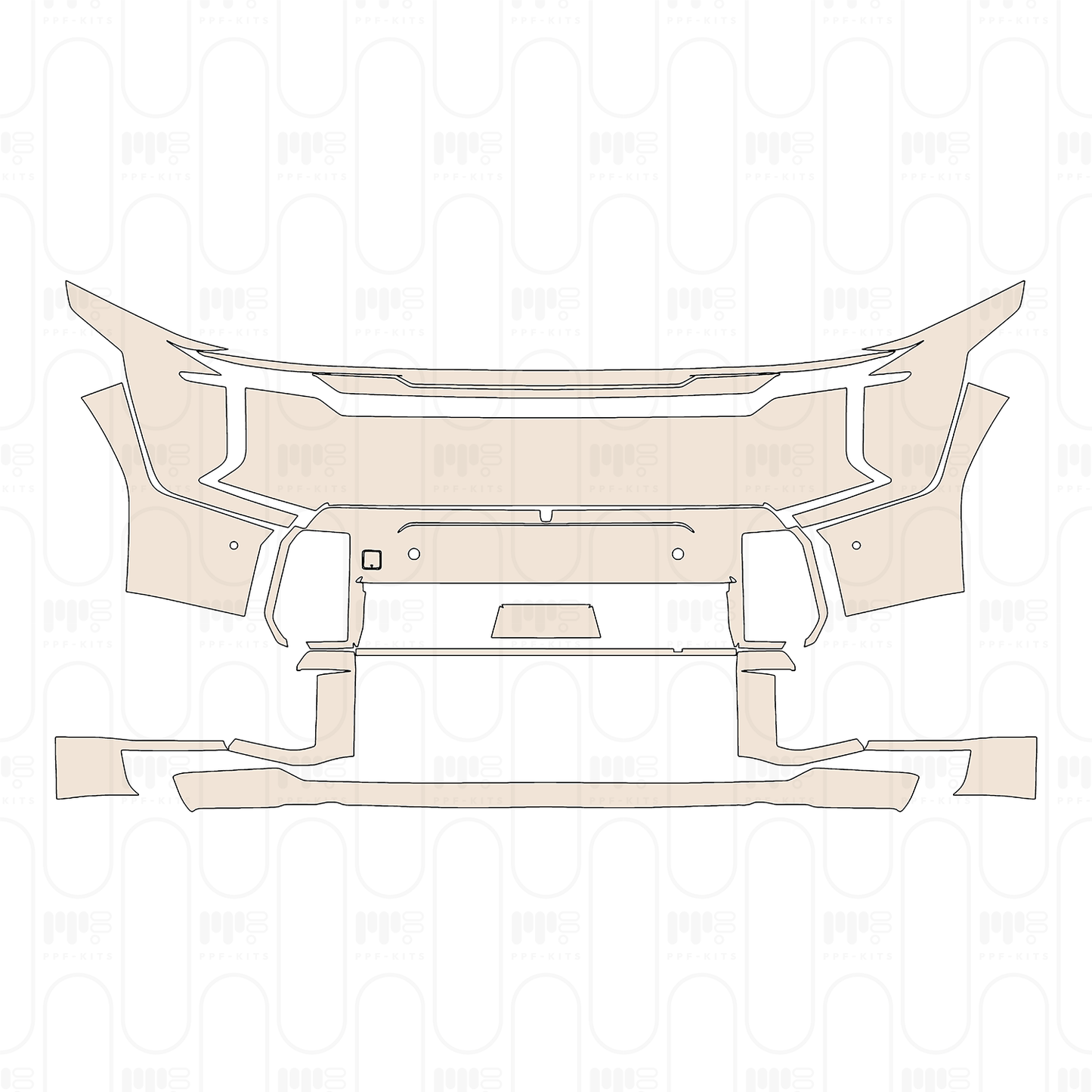 Pre-Cut PPF KIA EV9 GT-Line 2025