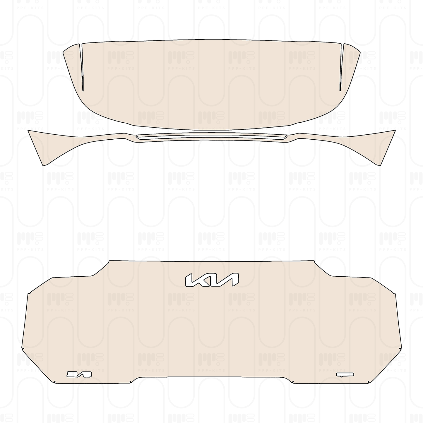 Pre-Cut PPF KIA EV9 GT-Line 2025