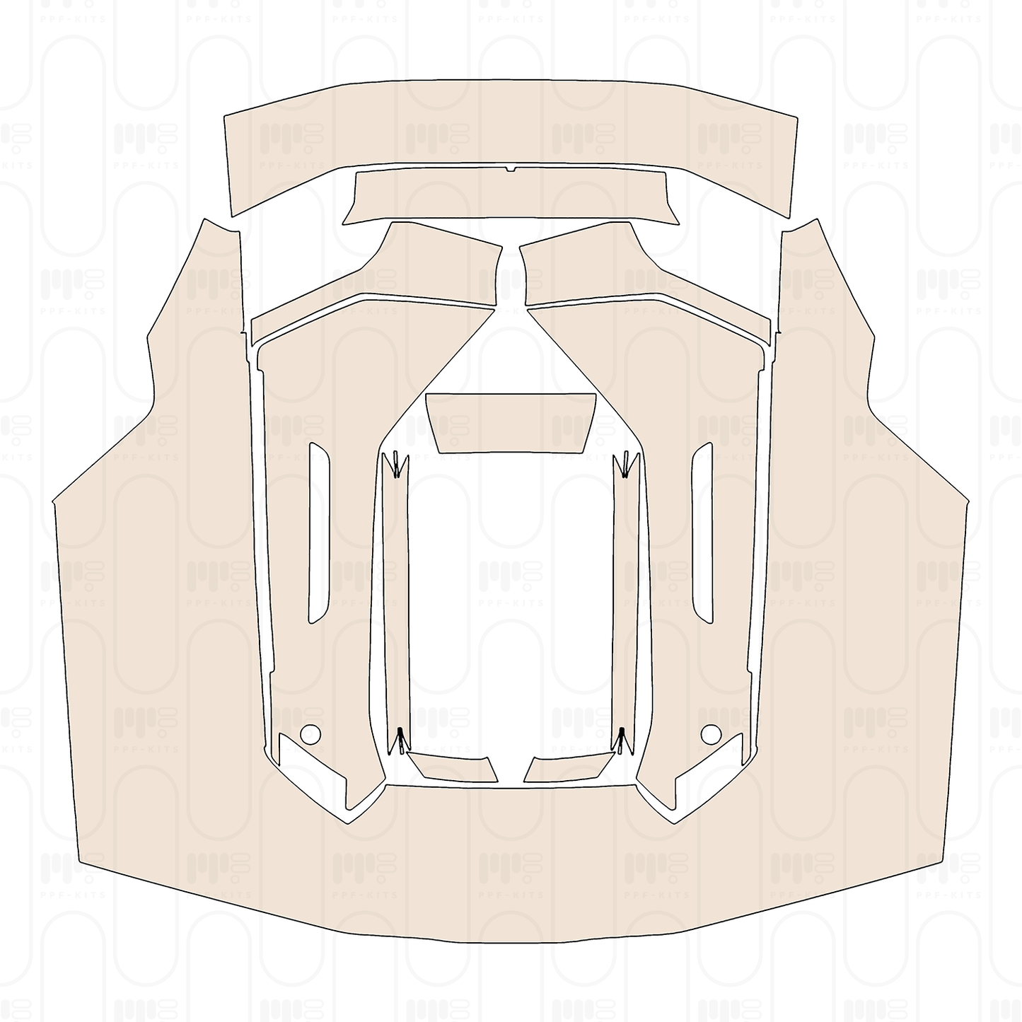 Pre-Cut PPF Lamborghini Temerario 2025