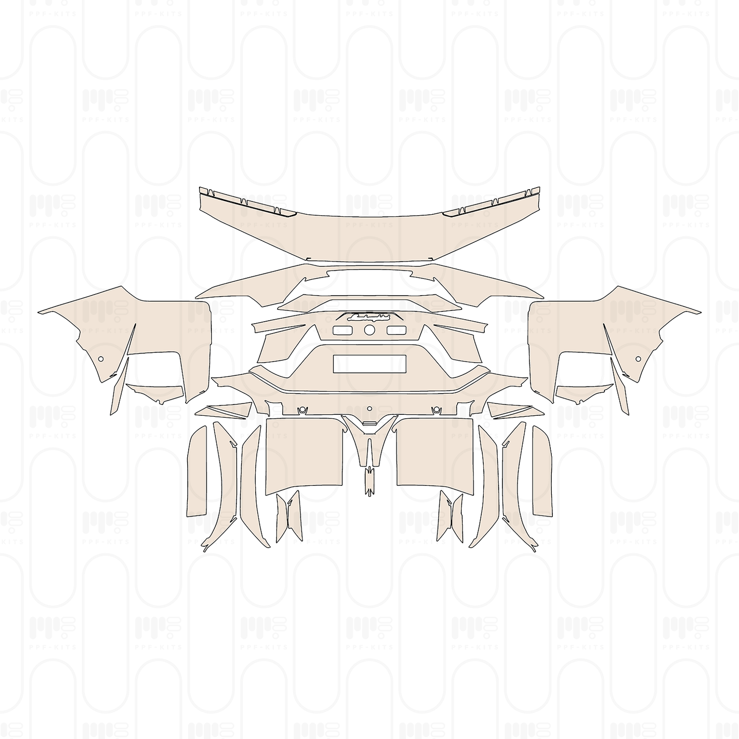 Pre-Cut PPF Lamborghini Temerario 2025